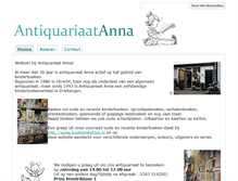 Tablet Screenshot of antiquariaat-anna.nl